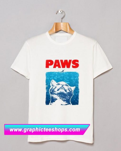 paws t shirt cat